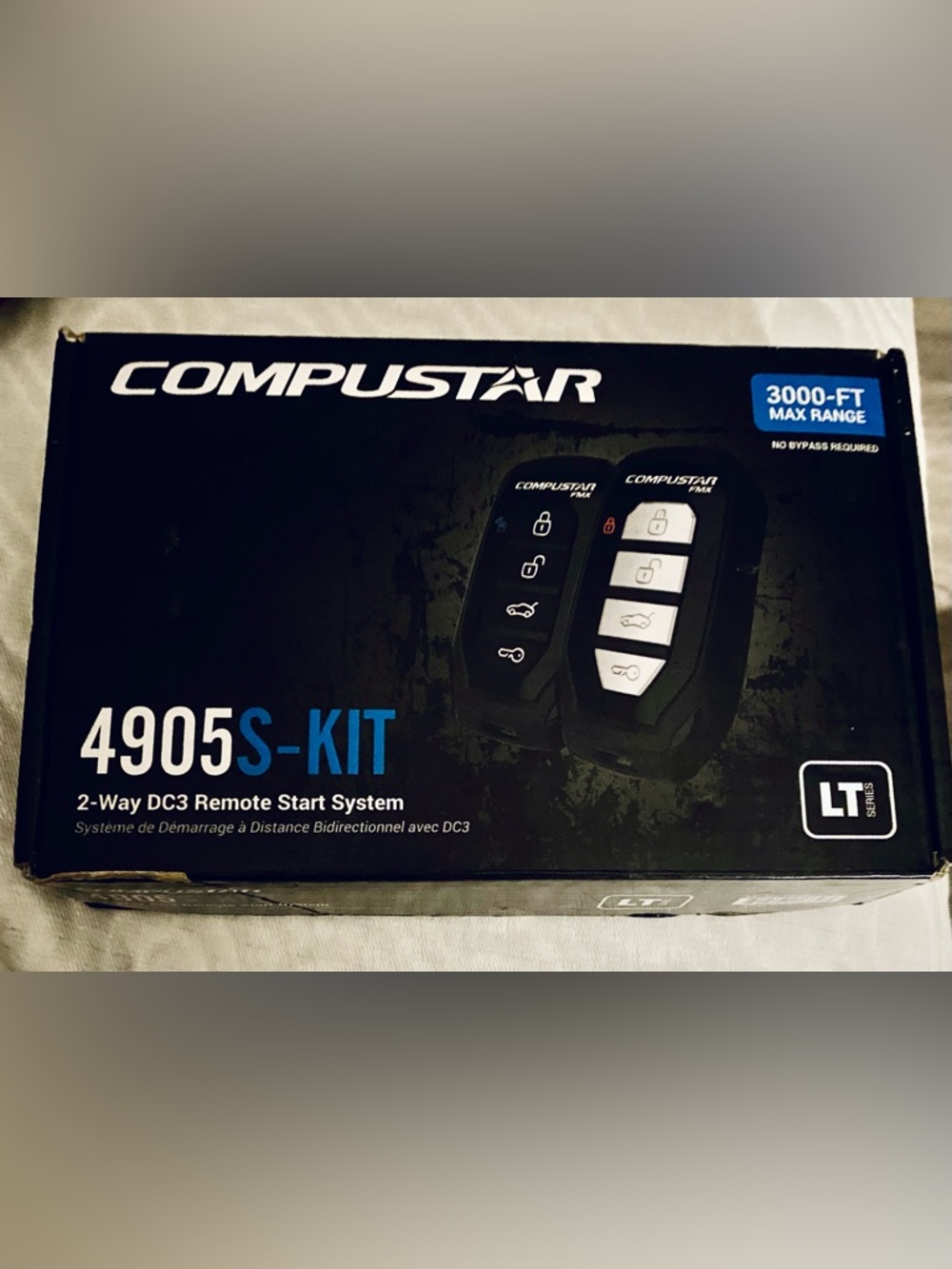 New Compustar 4905S-KIT 2-Way DC3 Remote Start System - Black